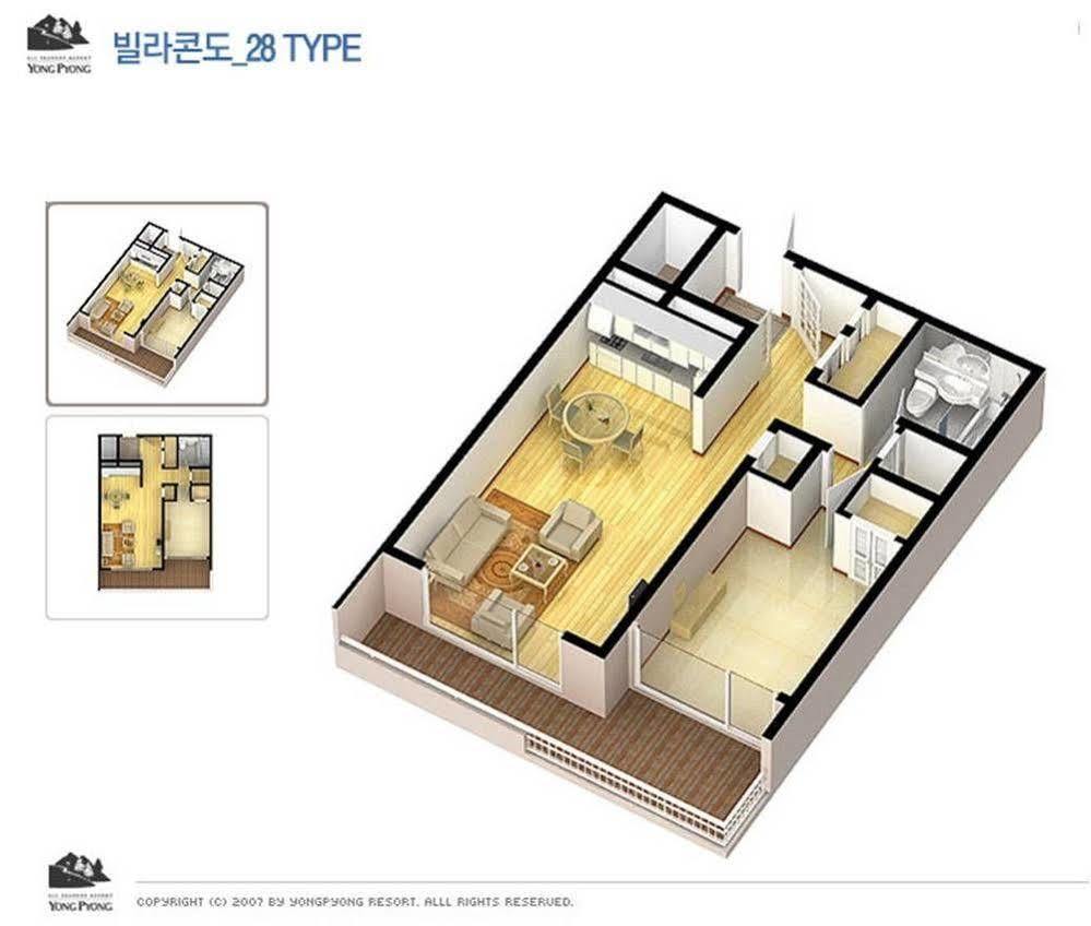 Yongpyong Resort Villa Condominium Pyeongchang Buitenkant foto